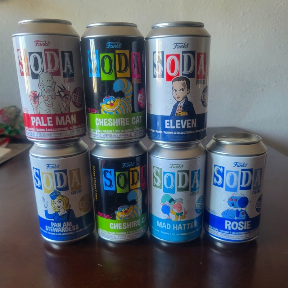 Funko Pop! Stranger things and more sodas
